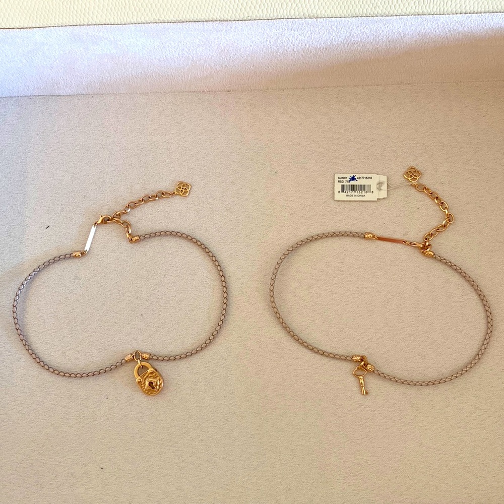 Kendra Scott Lock and Key Chokers